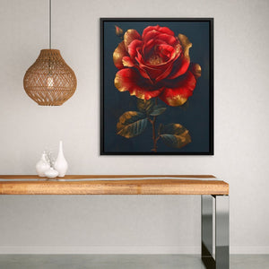 Royal Red Rose - Luxury Wall Art