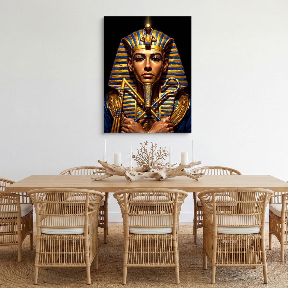 Ruler's Ancient Power — ruler's ancient power sq cozy dining room 1port flush print