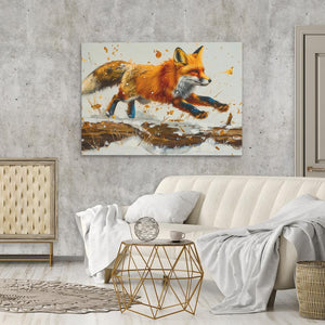 Running Fox - Luxury Wall Art