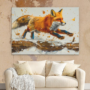 Running Fox - Luxury Wall Art