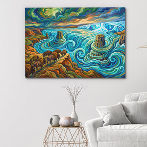 Rushing Buffalo Waters — Rushing Buffalo Waters White Walls 146