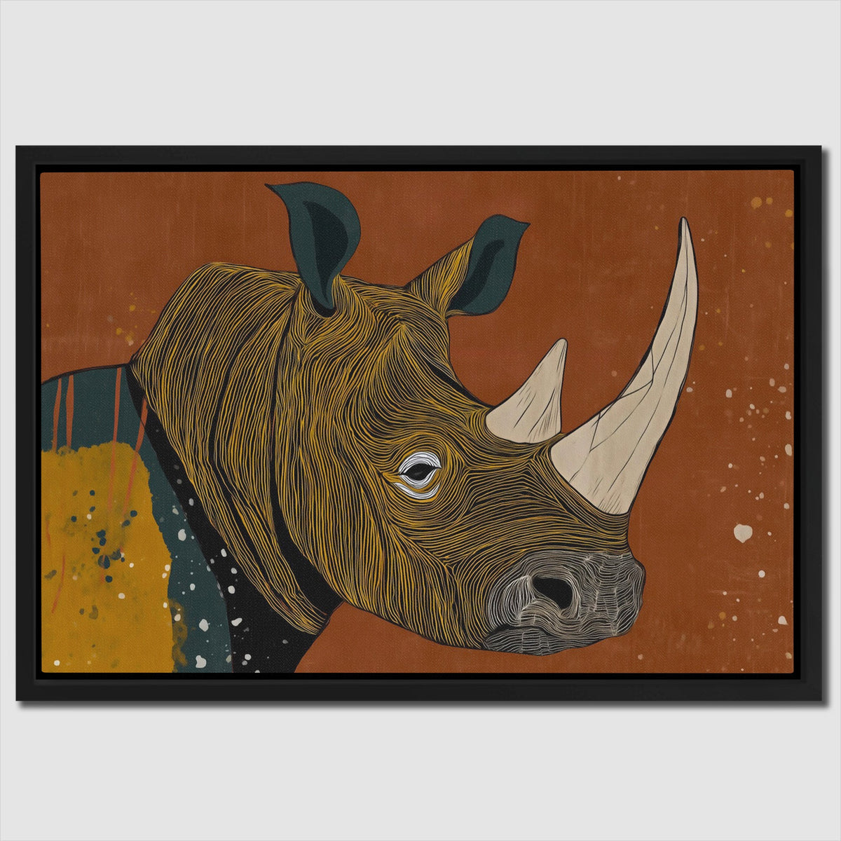 Rust and Horn - Luxury Wall Art