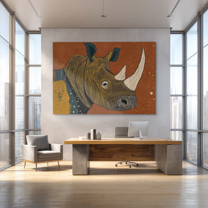 Rust and Horn - Luxury Wall Art