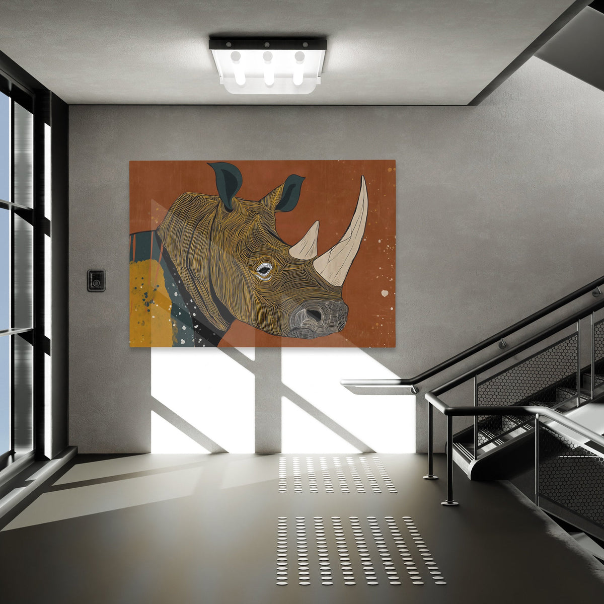 Rust and Horn - Luxury Wall Art
