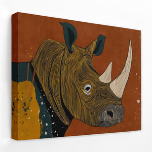 Rust and Horn - Luxury Wall Art