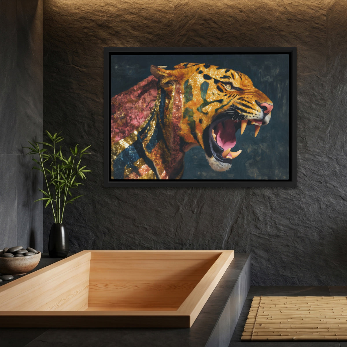 Saber Tiger Roar — Saber Tiger Roar Bamboo Bathroom Land 51