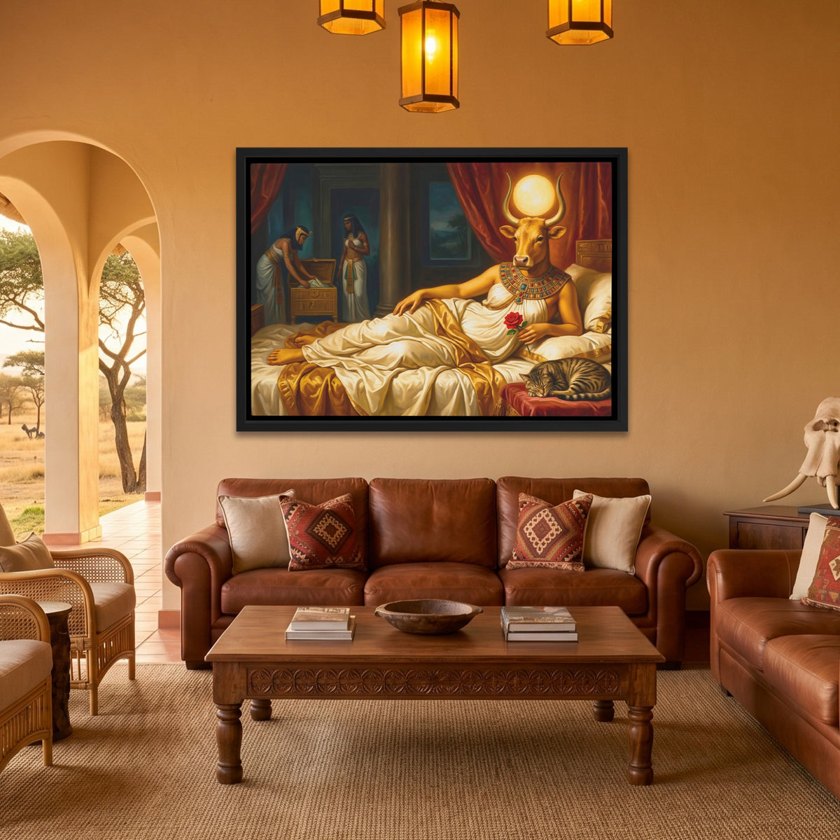 Sacred Bull Repose — Sacred Bull Repose Safari House Land 247