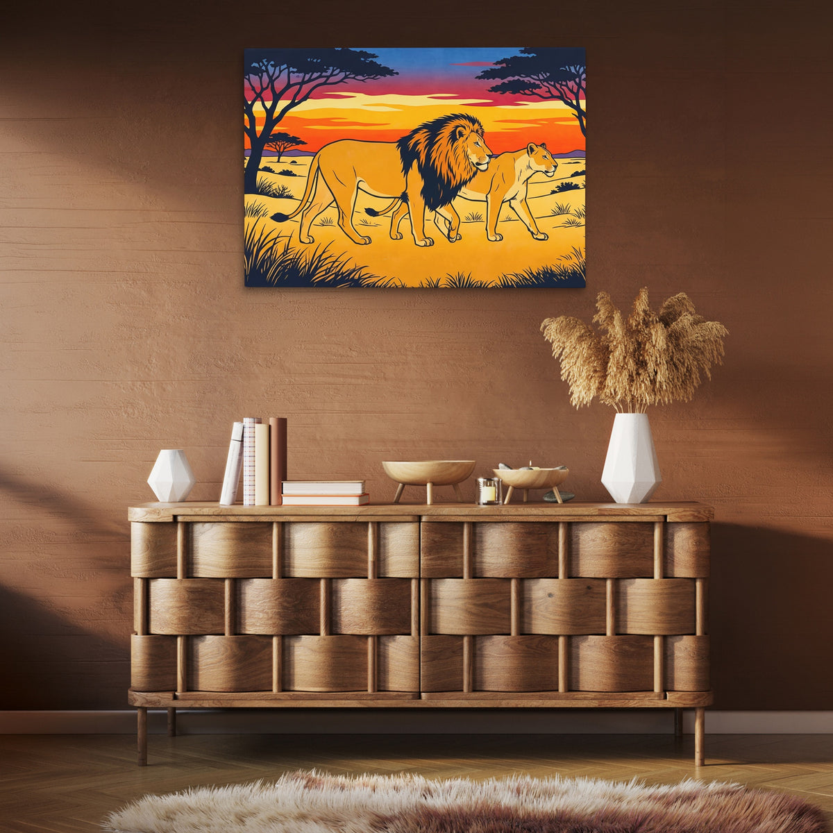 Sahara Pride Golden Hour — Sahara Pride Golden Hour Brown Room Clean 1