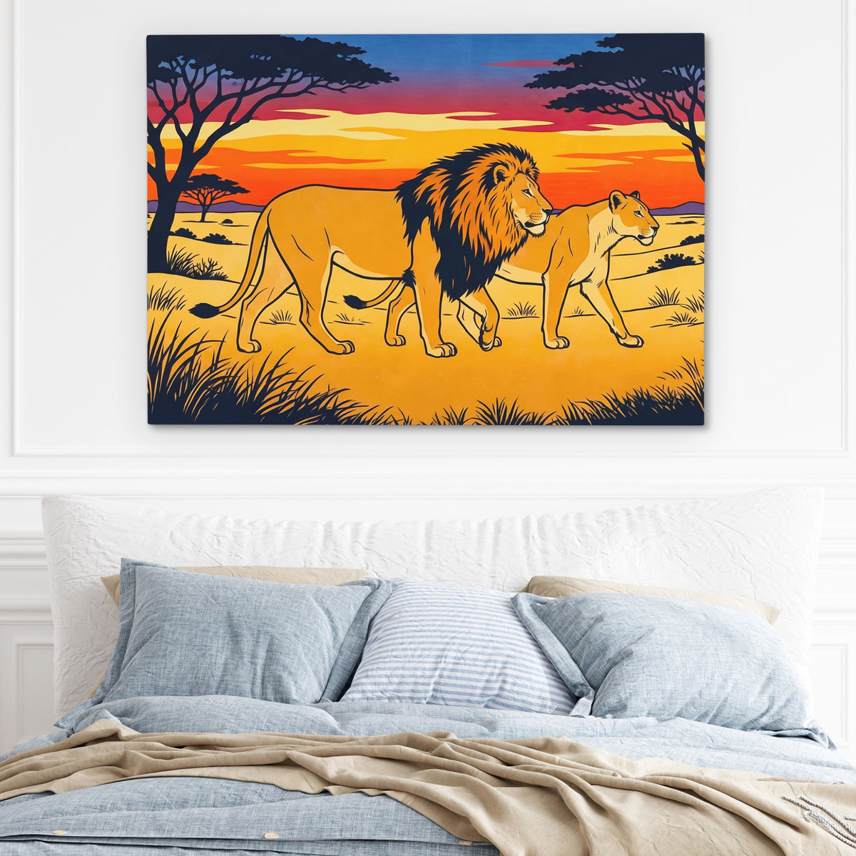 Sahara Pride Golden Hour — Sahara Pride Golden Hour Light Blue Bed 106