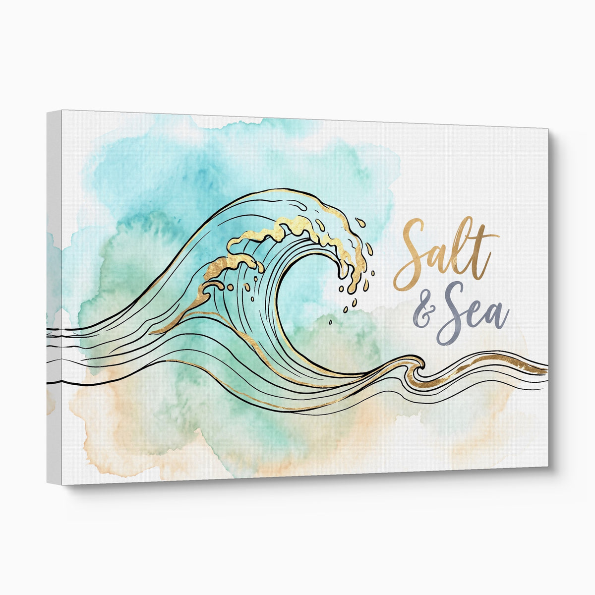 Salt And Sea — salt and sea angled flush print