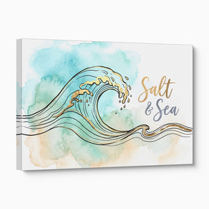 Salt And Sea — salt and sea angled flush print