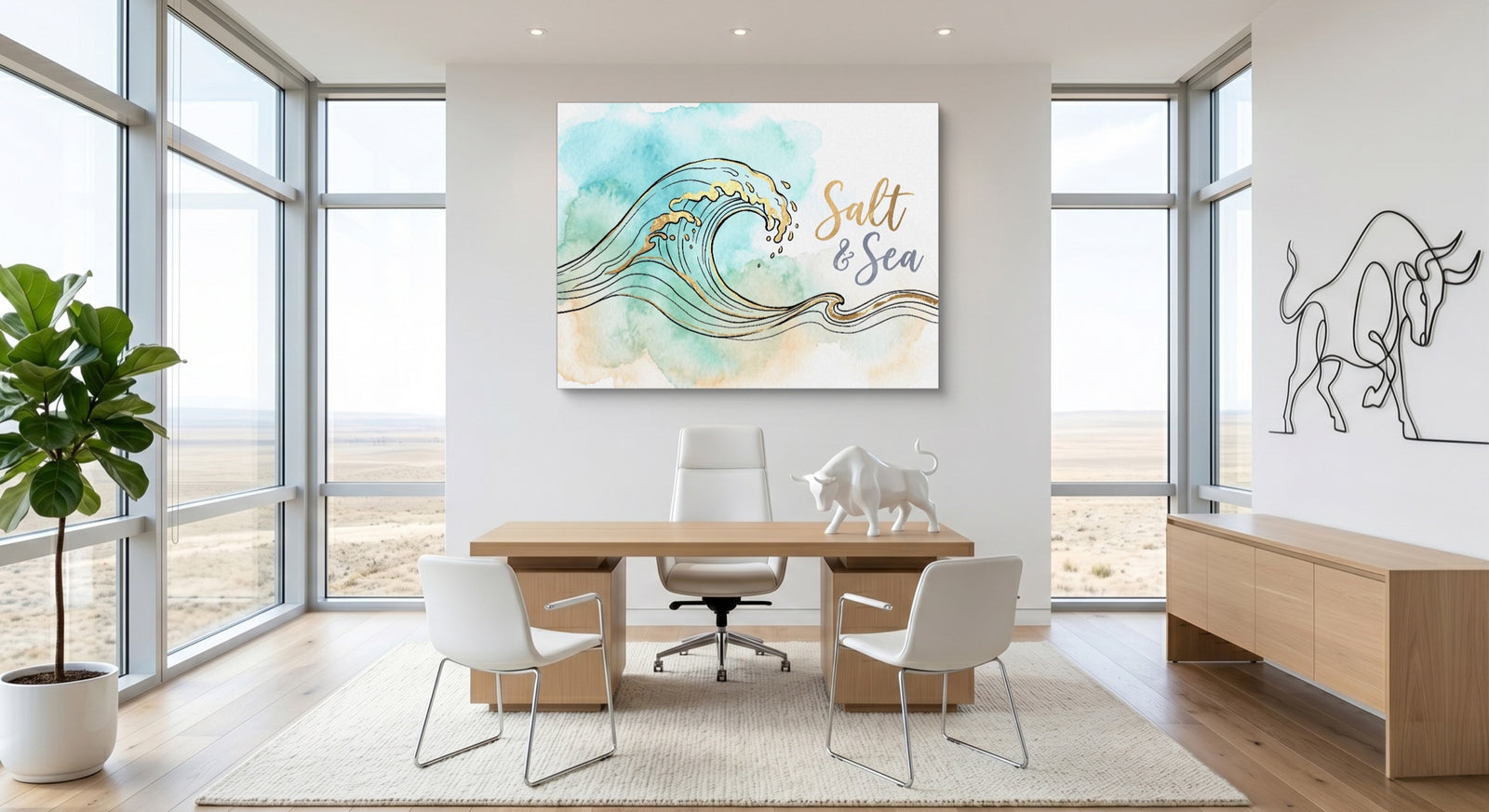 Salt And Sea — salt and sea white studio framed black