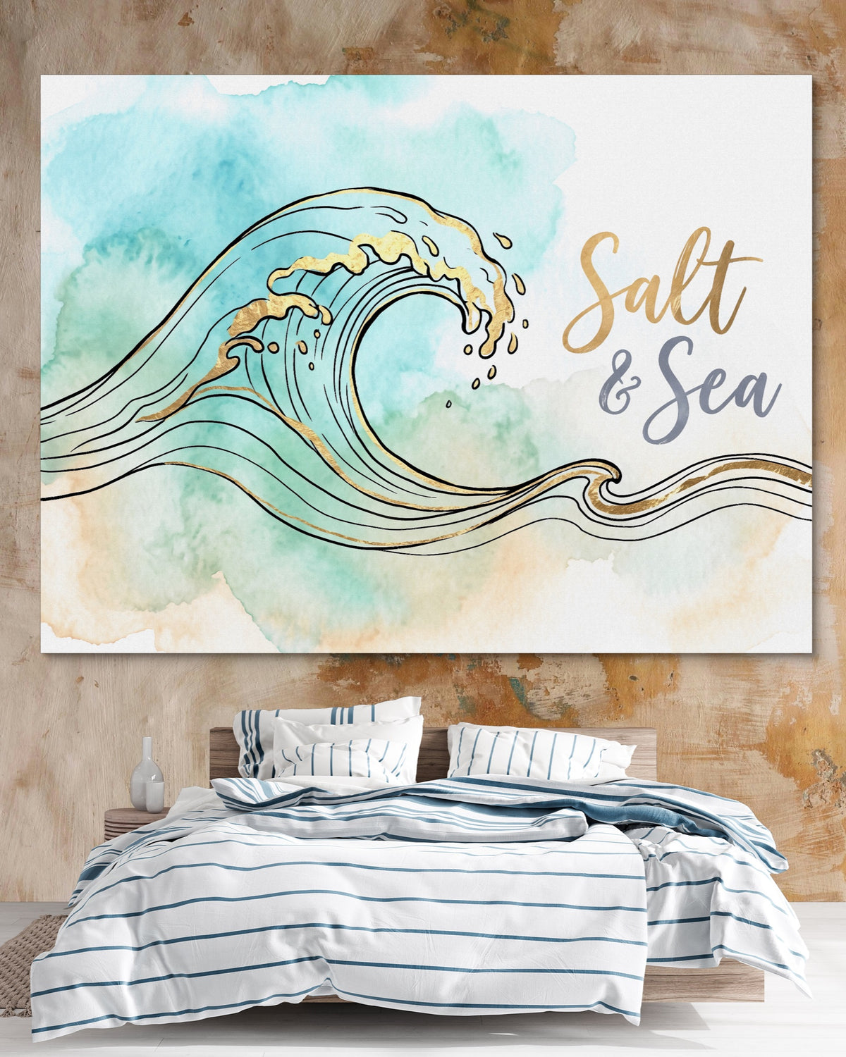 Salt And Sea — salt and sea psd clay beige bedroom 1land flush print