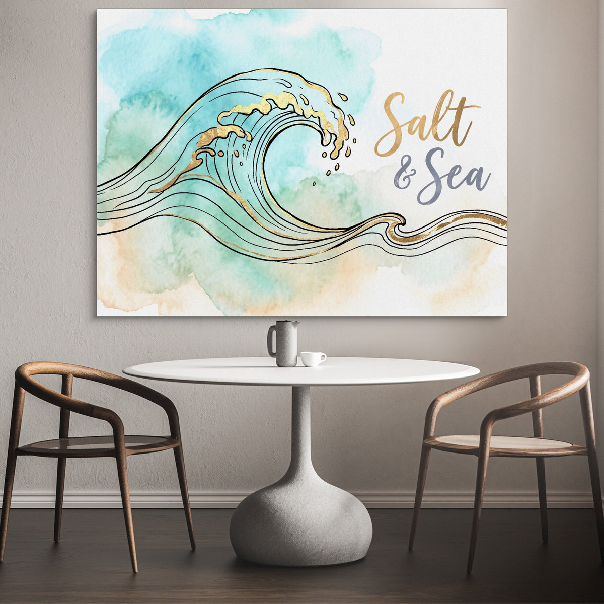 Salt And Sea — salt and sea sq coffee table 1land flush print