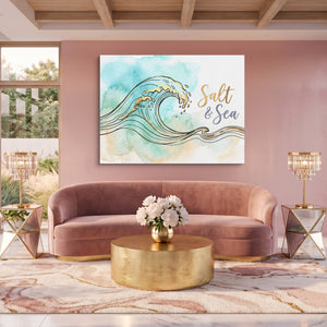 Salt And Sea — salt and sea sq pink pleasure 1land flush print