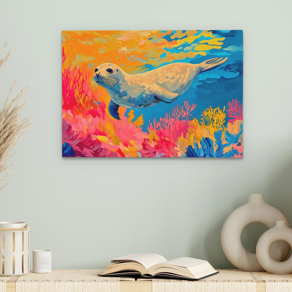 Saltwater Seal - Luxury Wall Art