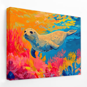 Saltwater Seal - Luxury Wall Art
