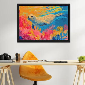 Saltwater Seal - Luxury Wall Art