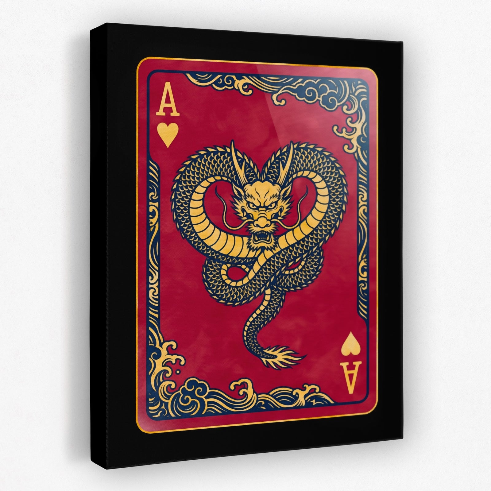 Samurai Ace Hearts Card — Samurai Ace Hearts Card Portrait   Side View   Mirror 49