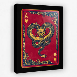 Samurai Ace Hearts Card — Samurai Ace Hearts Card Portrait   Side View   Mirror 49