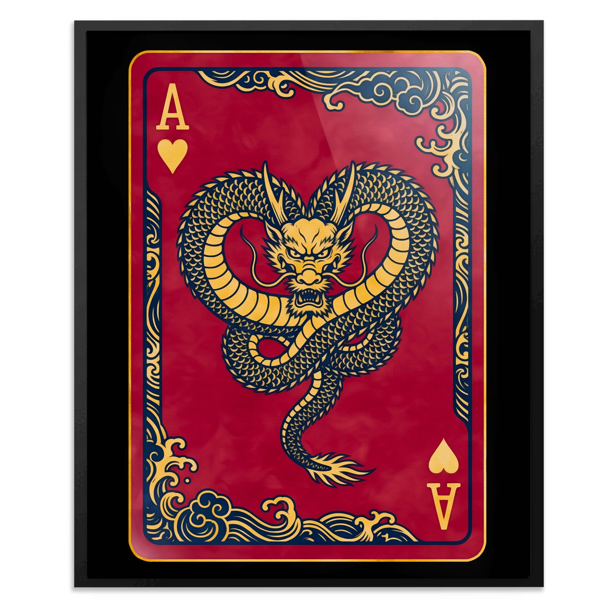 Samurai Ace Hearts Card — Samurai Ace Hearts Card Front Facing Portrait2 85
