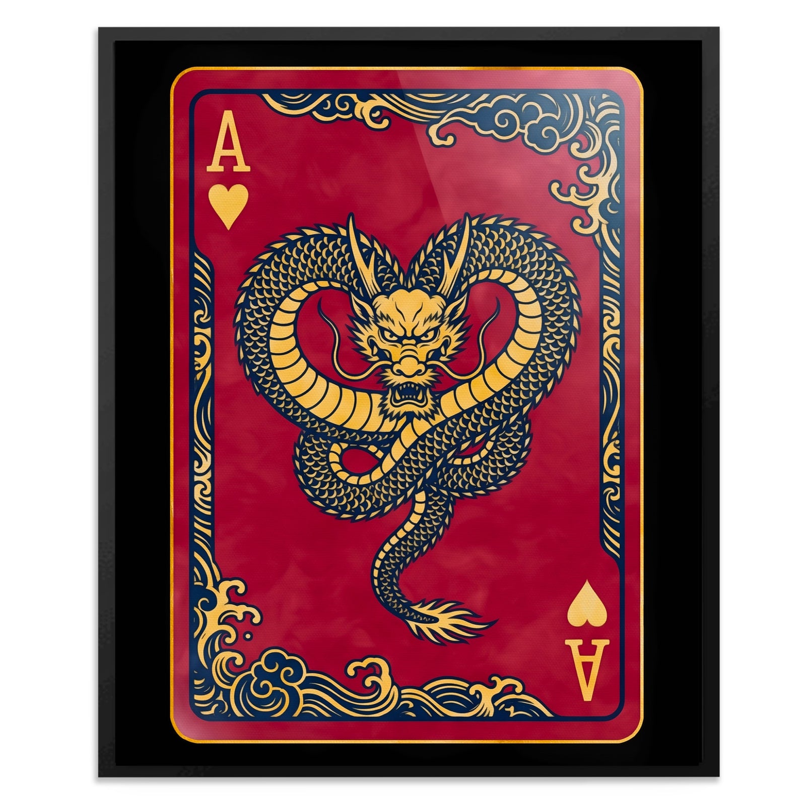 Samurai Ace Hearts Card — Samurai Ace Hearts Card Front Facing Portrait2 85