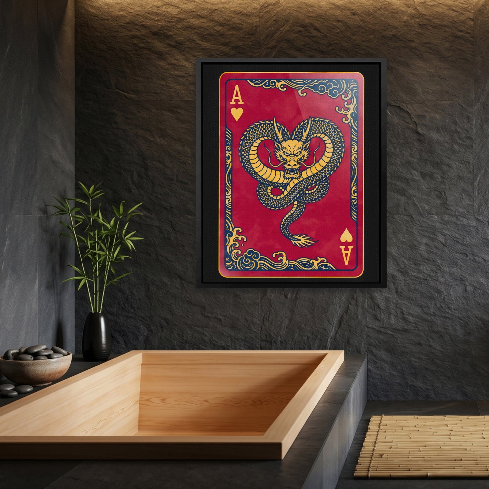 Samurai Ace Hearts Card — Samurai Ace Hearts Card Front Facing Portrait2 85