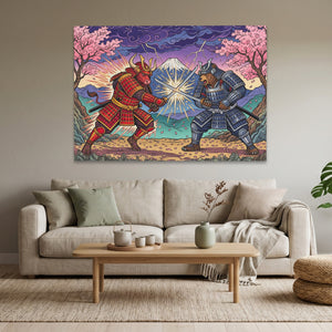 Samurai Bull Duel — Samurai Bull Duel Calm Vibes Land 84