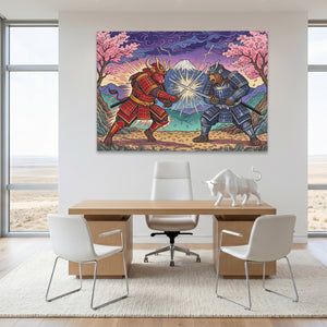Samurai Bull Duel — Samurai Bull Duel White Bull Room Land 260
