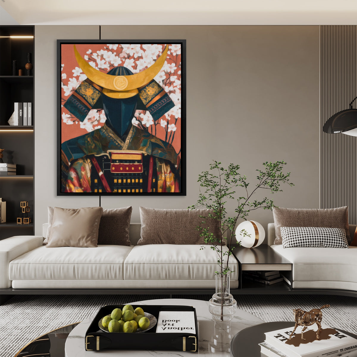 Samurai Cherry Blossom — Samurai Cherry Blossom Luxury Room Couch 59