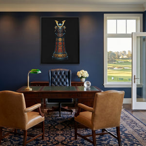 Samurai Chess King — Samurai Chess King Golf House Blue Port 28