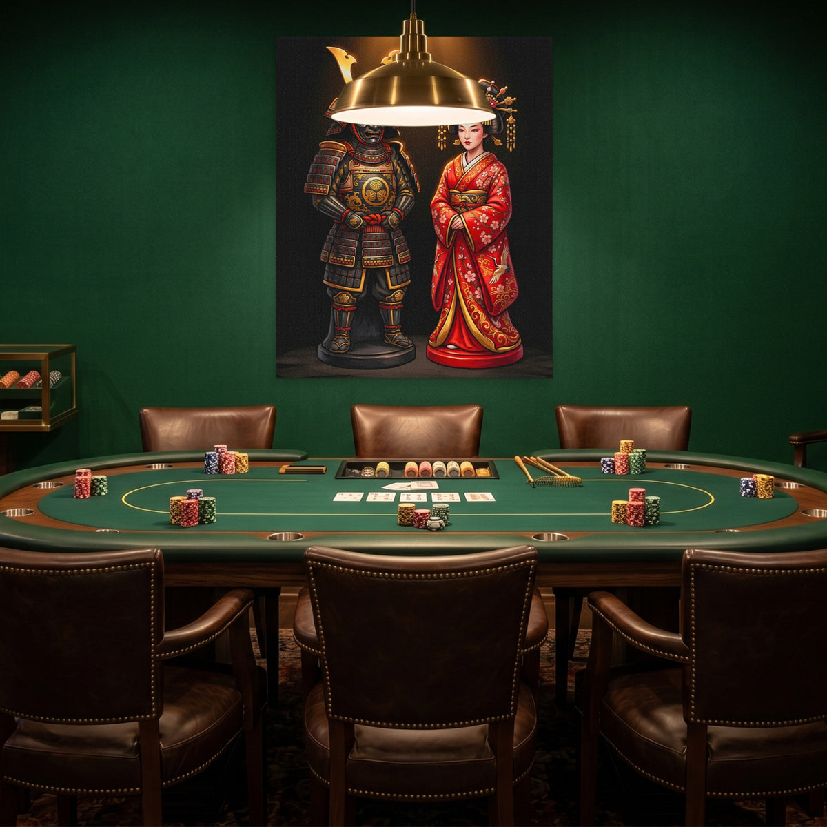 Samurai Couple Chess — Samurai Couple Chess Poker Room Green Port 409