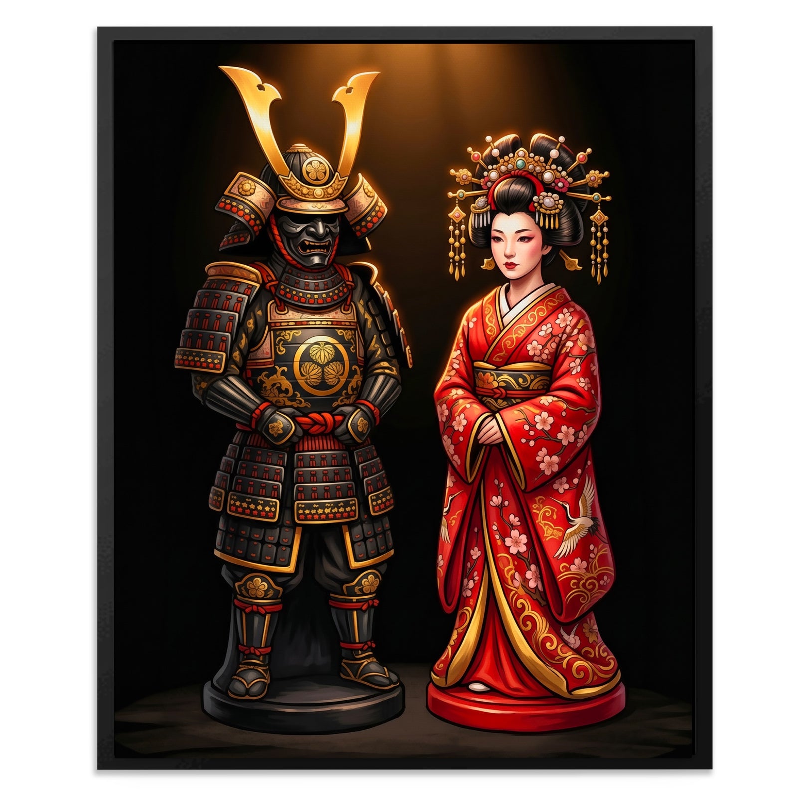 Samurai Couple Chess — Samurai Couple Chess Front Facing Portrait2 86