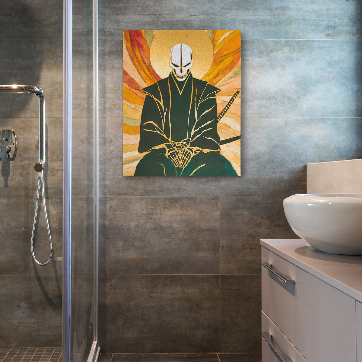 Samurai Death Meditation - Luxury Wall Art