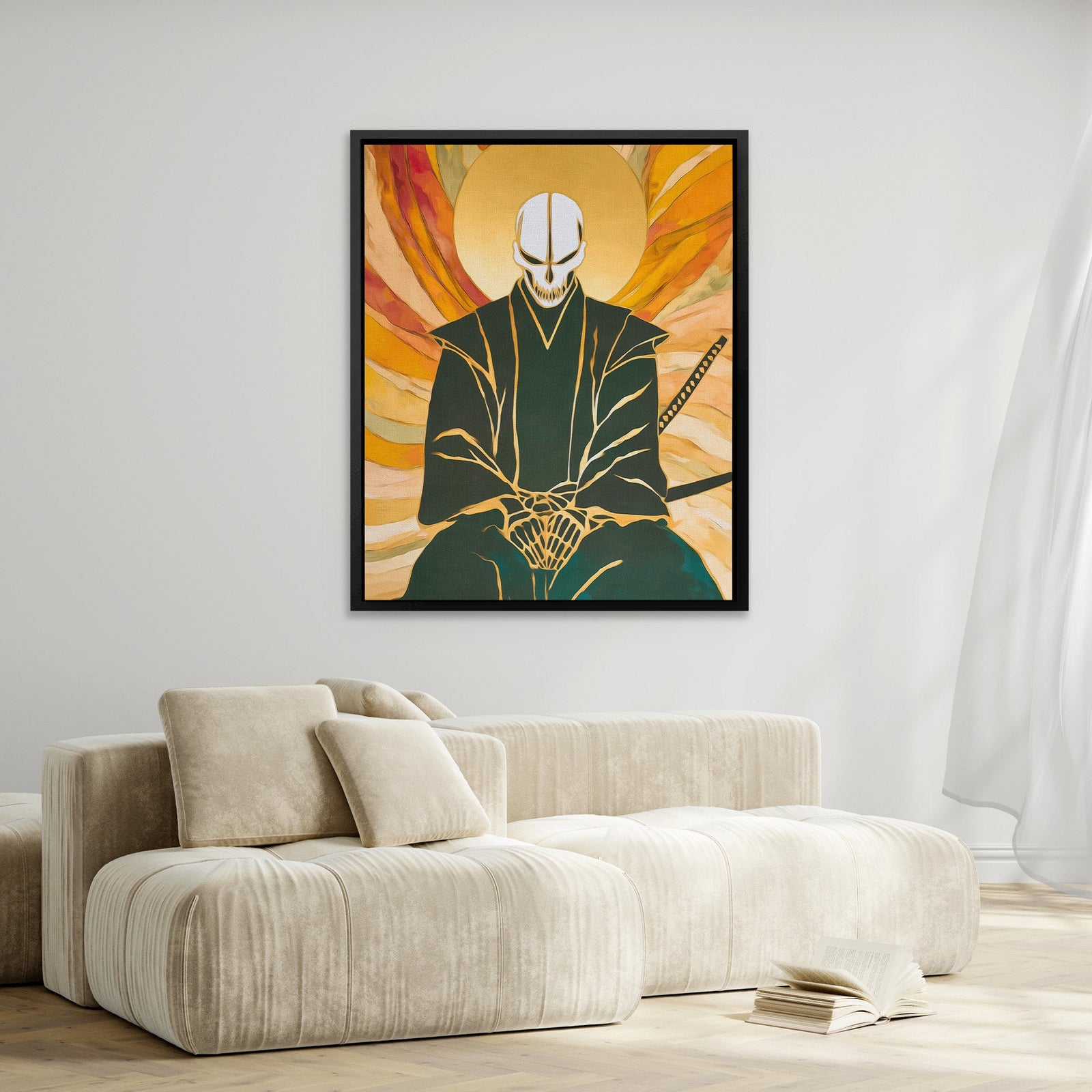 Samurai Death Meditation - Luxury Wall Art