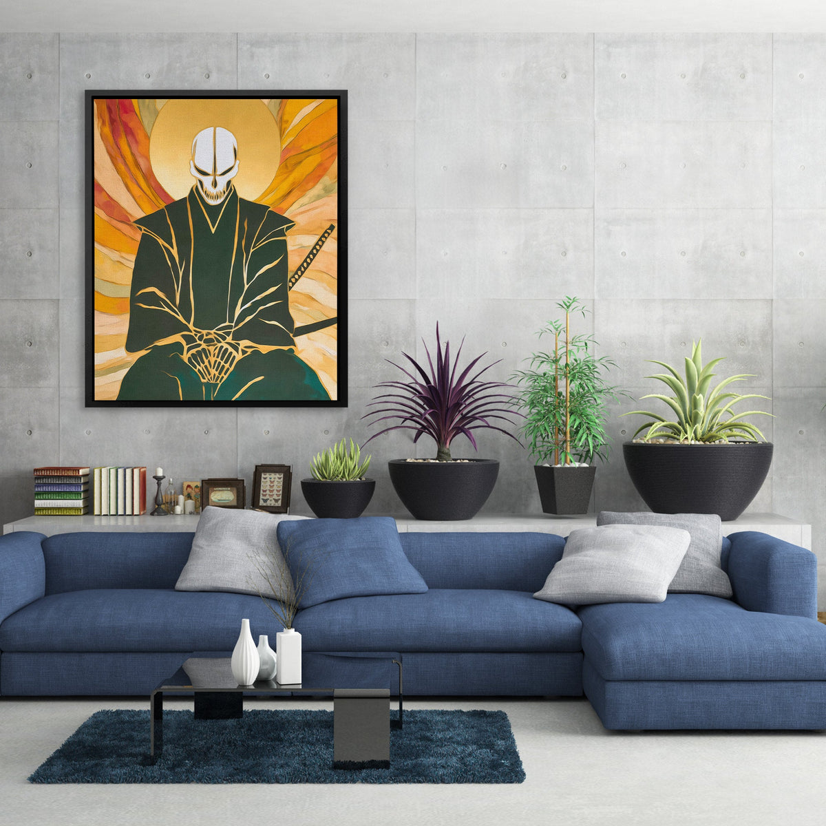 Samurai Death Meditation - Luxury Wall Art