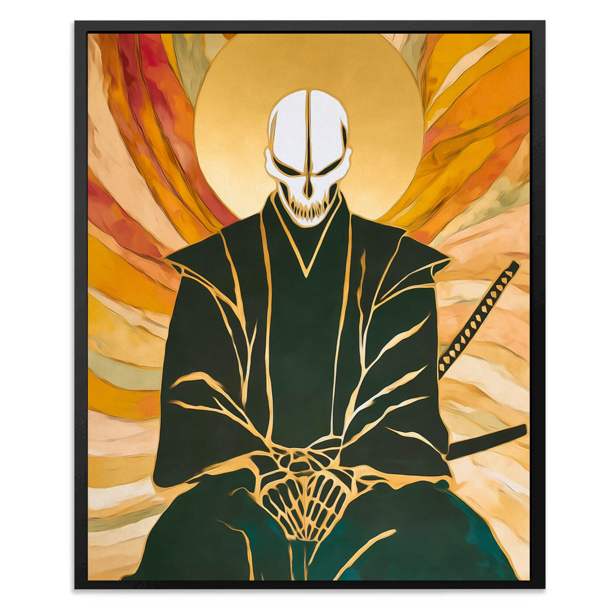 Samurai Death Meditation - Luxury Wall Art