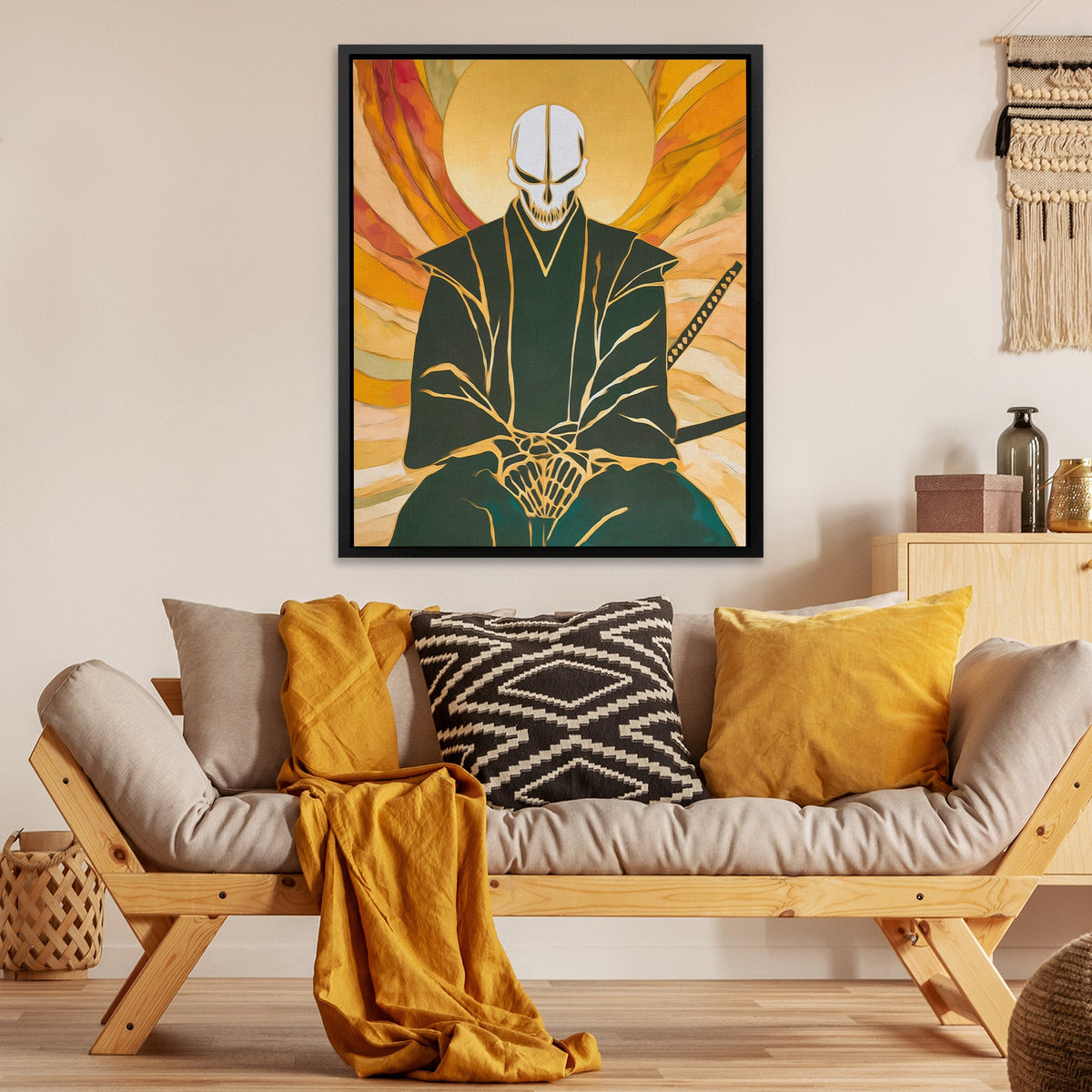 Samurai Death Meditation - Luxury Wall Art