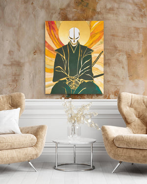 Samurai Death Meditation - Luxury Wall Art