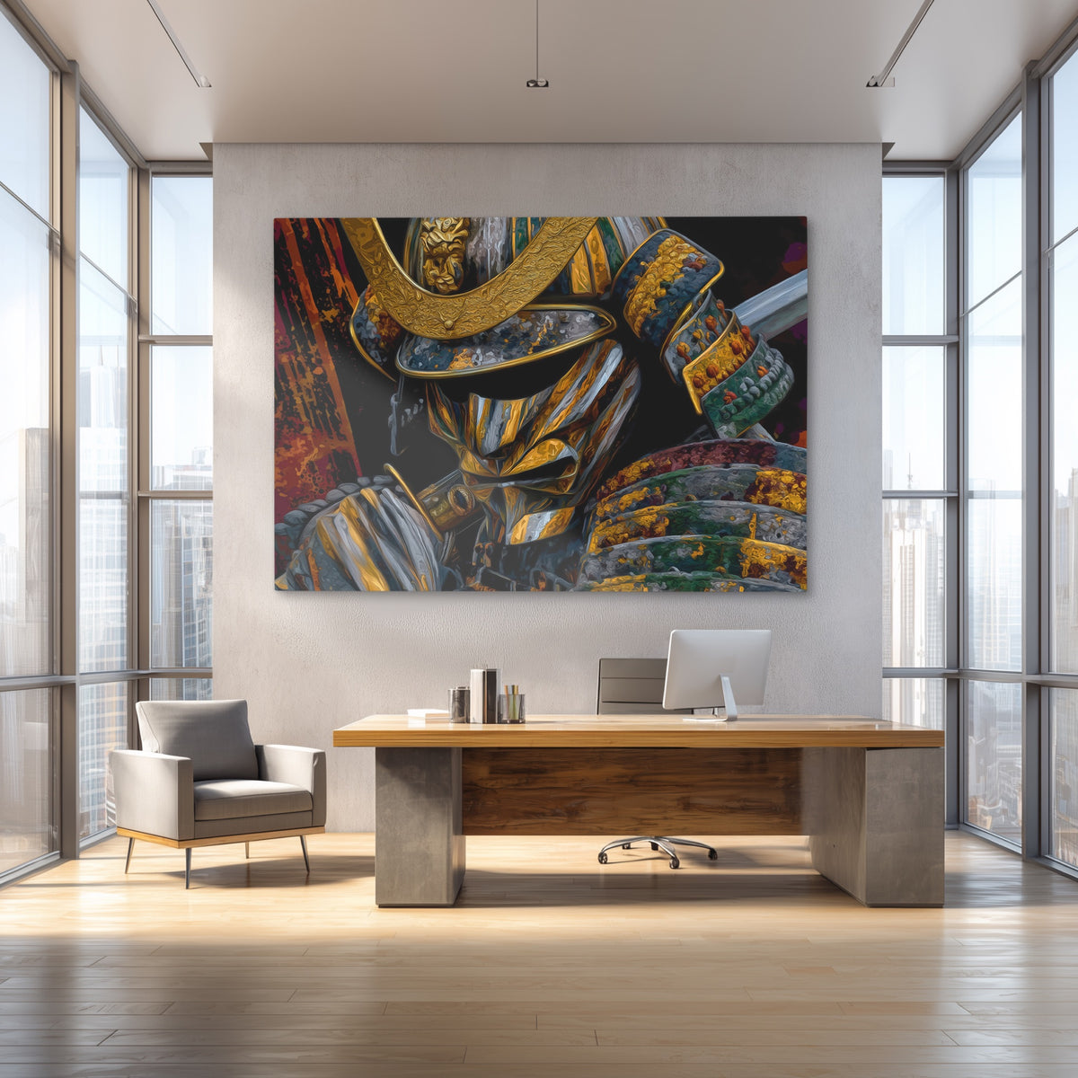 Samurai Golden Armor — Samurai Golden Armor Baller Office 36