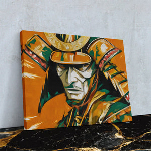 Samurai Golden Hour — Samurai Golden Hour Against Wall4x5 Reflect 18