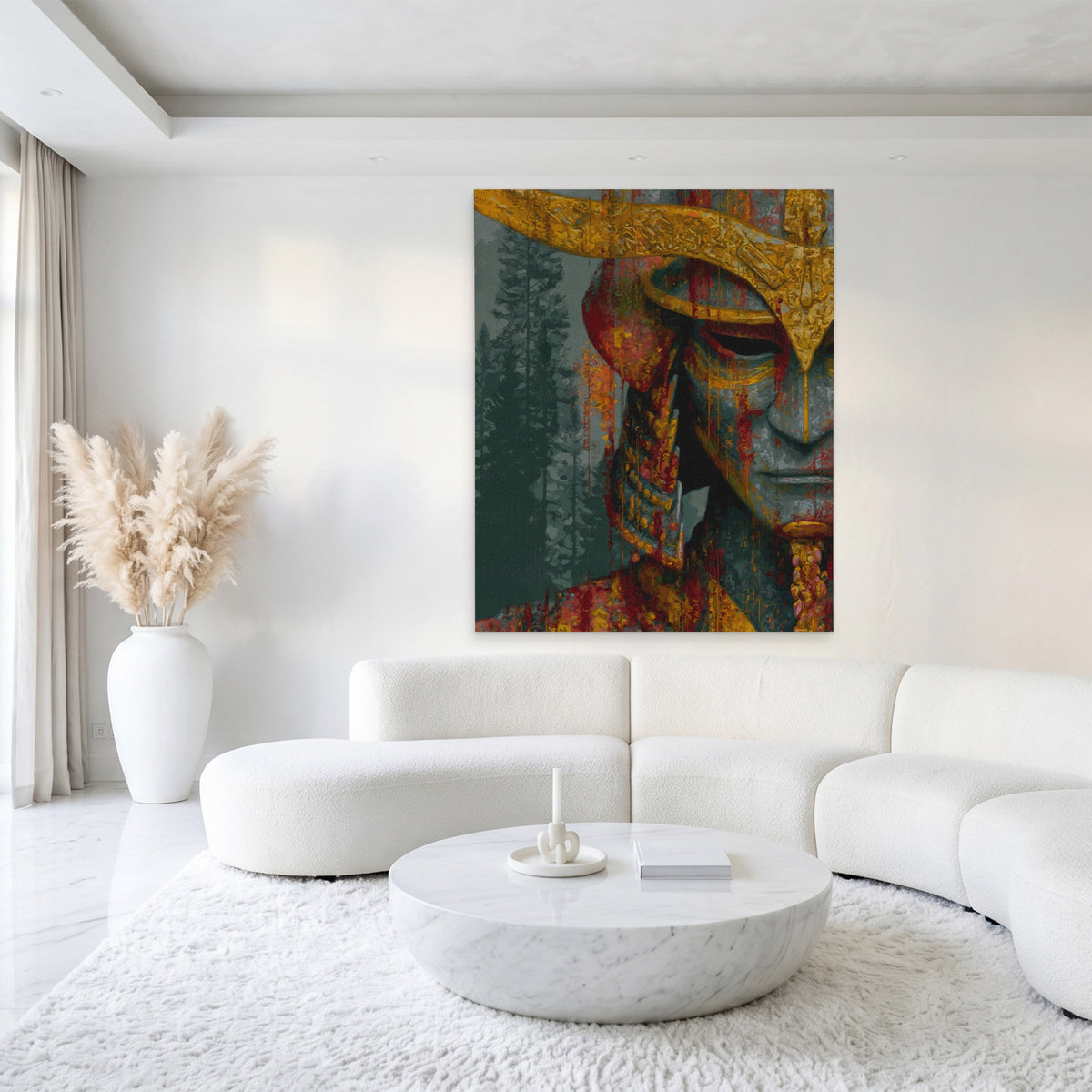 Samurai Helmet Burnt — Samurai Helmet Burnt White Luxury Port 222