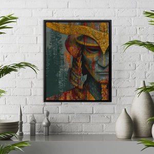 Samurai Helmet Burnt — Samurai Helmet Burnt New   White Brick Port 94