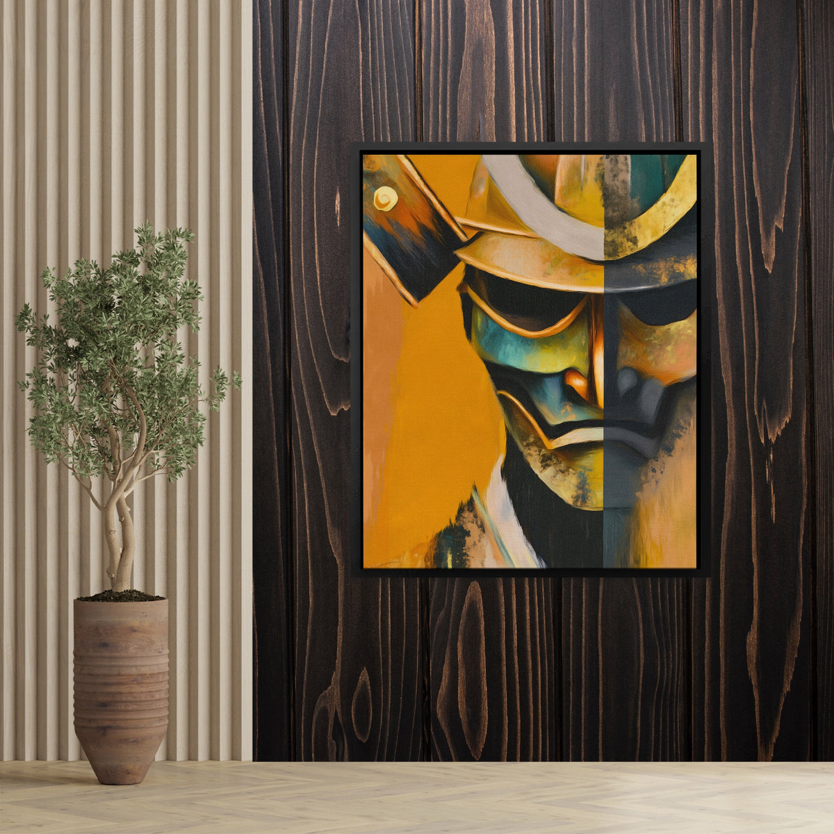 Samurai Intense Gold — Samurai Intense Gold Plant Wood Wall 175