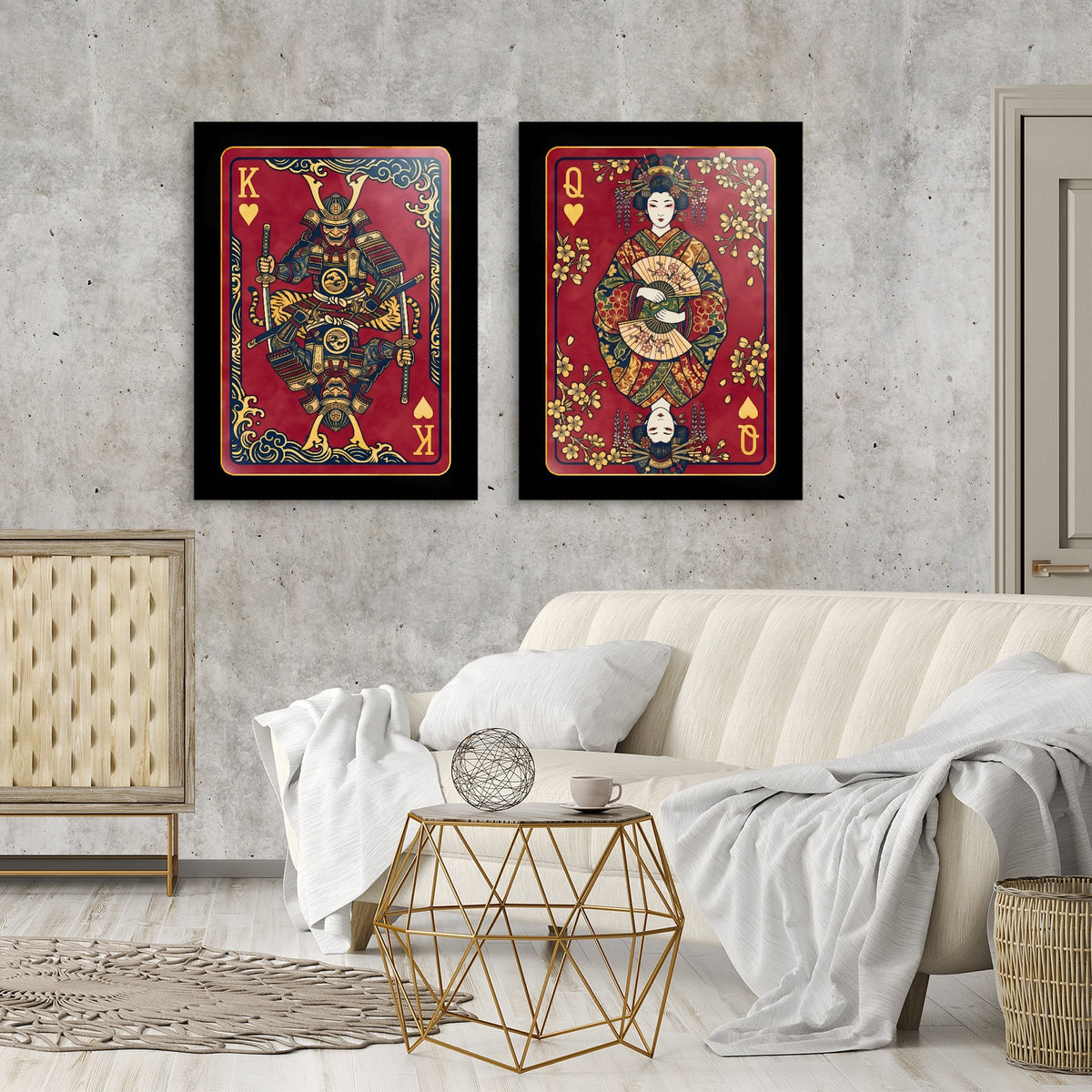 Samurai Hearts King & Queen