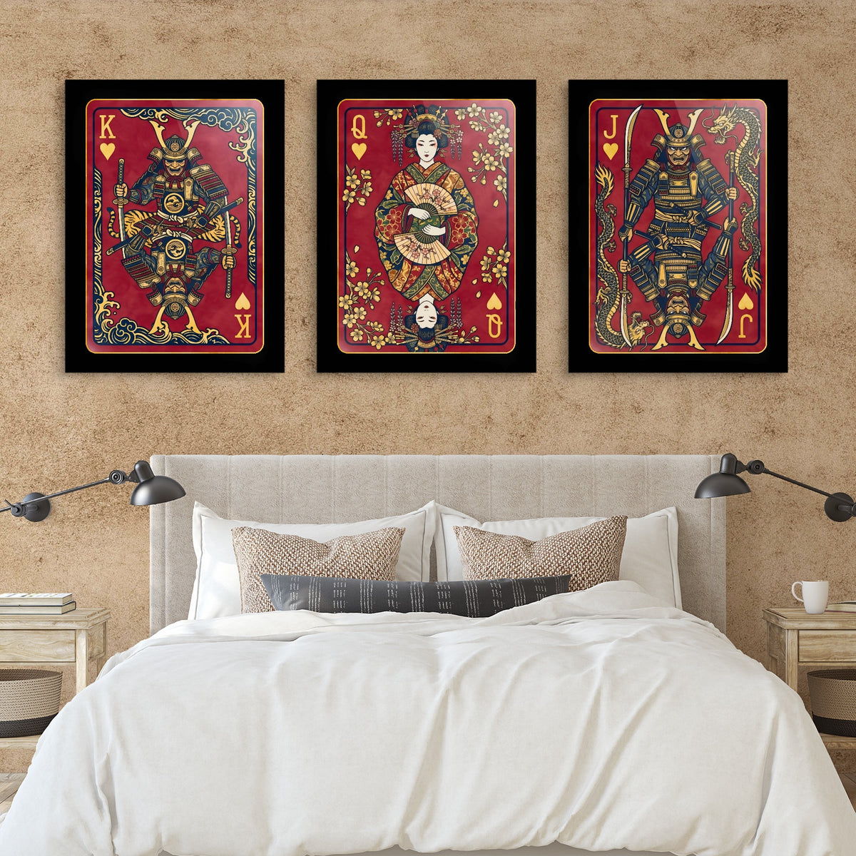 Samurai Hearts King Queen Jack