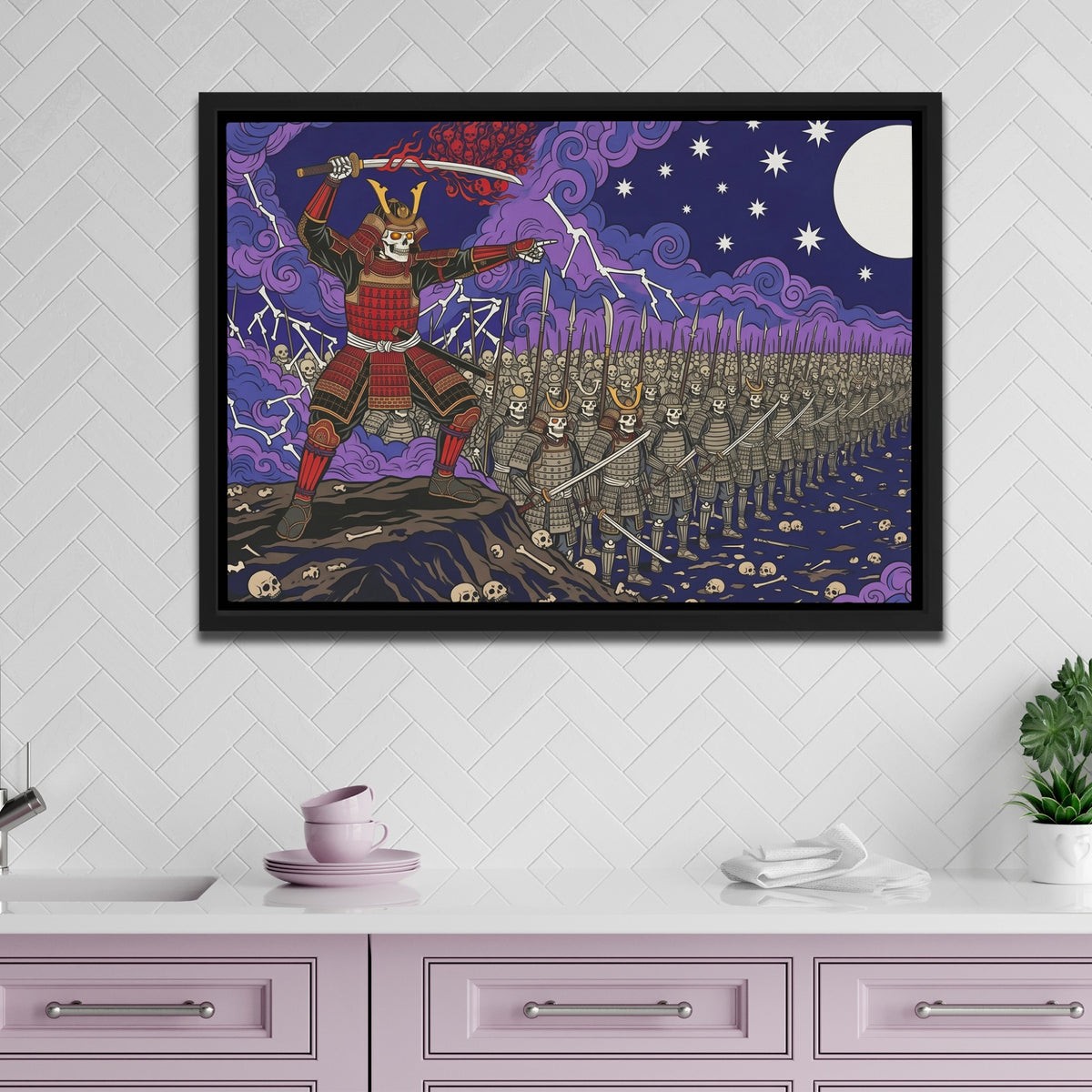 Samurai Skeleton Army — Samurai Skeleton Army pink kitchen land 255
