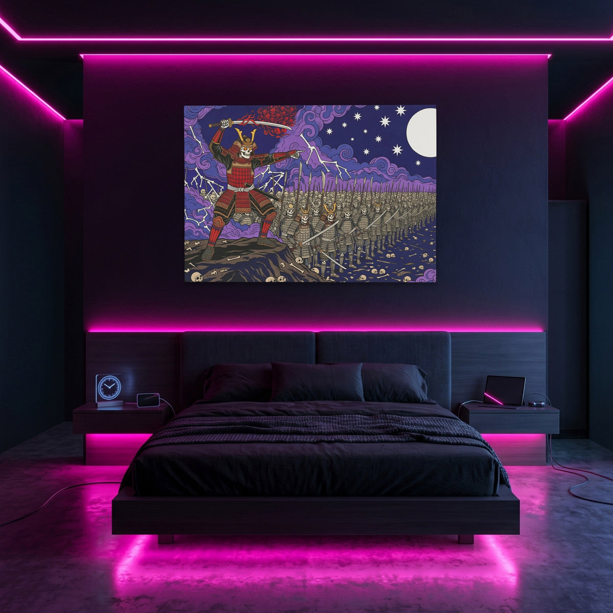 Samurai Skeleton Army — Samurai Skeleton Army Pink Neon Room Land 171