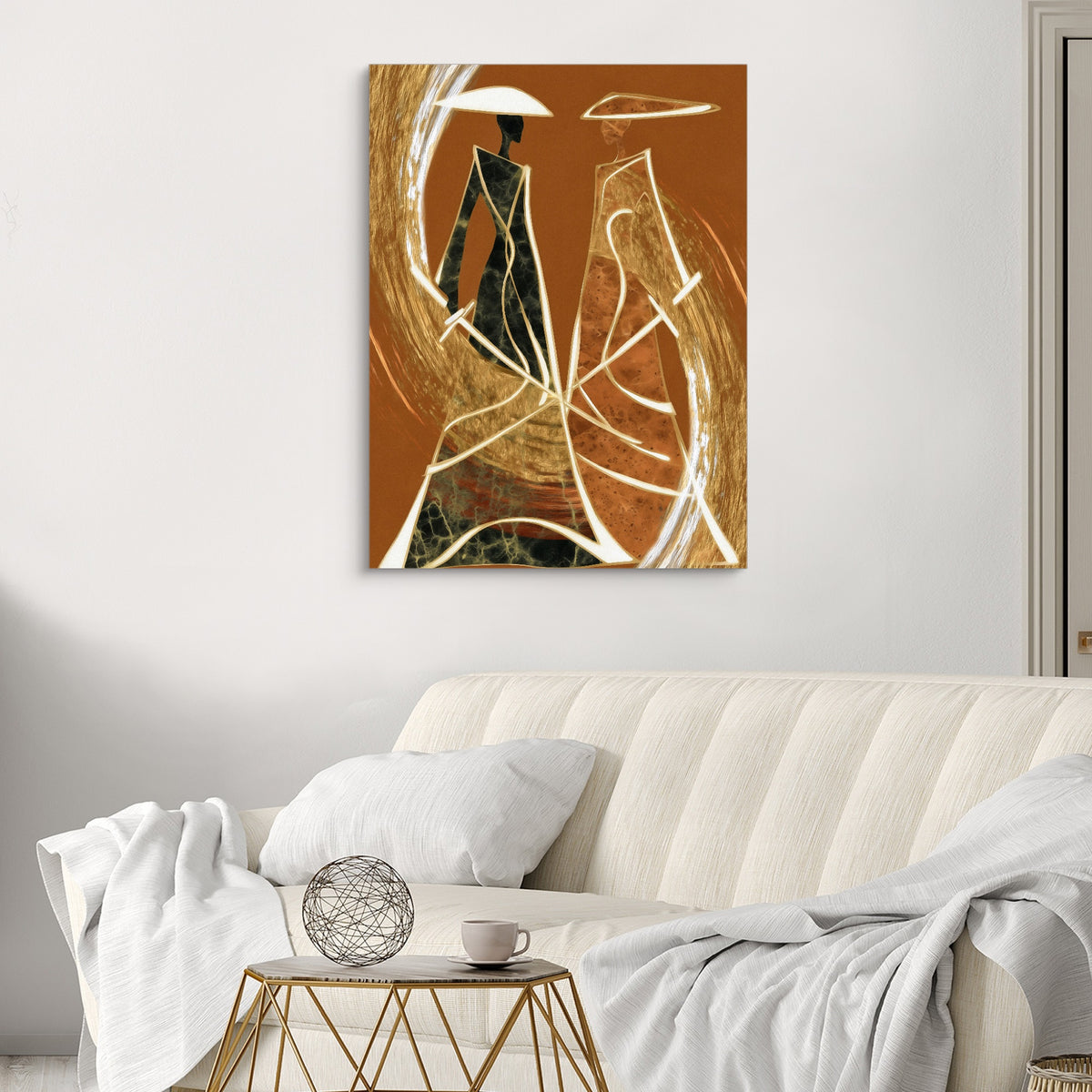 Samurai Standoff Geometric — samurai standoff geometric sq luxury white room 1port flush print