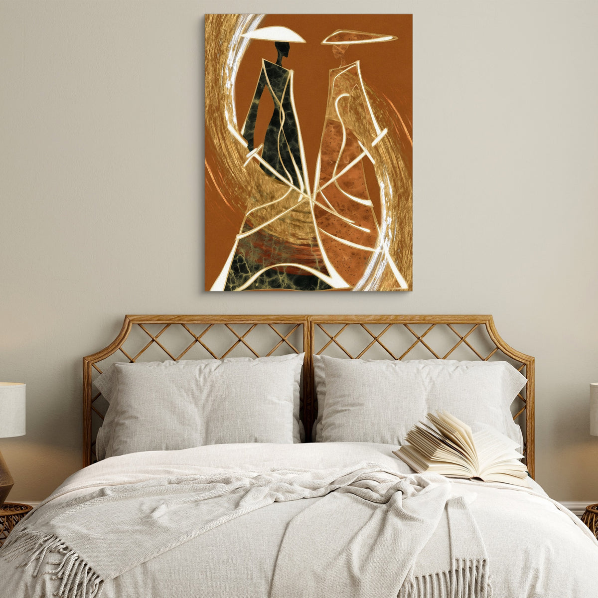 Samurai Standoff Geometric — samurai standoff geometric sq white bedroom 1port flush print